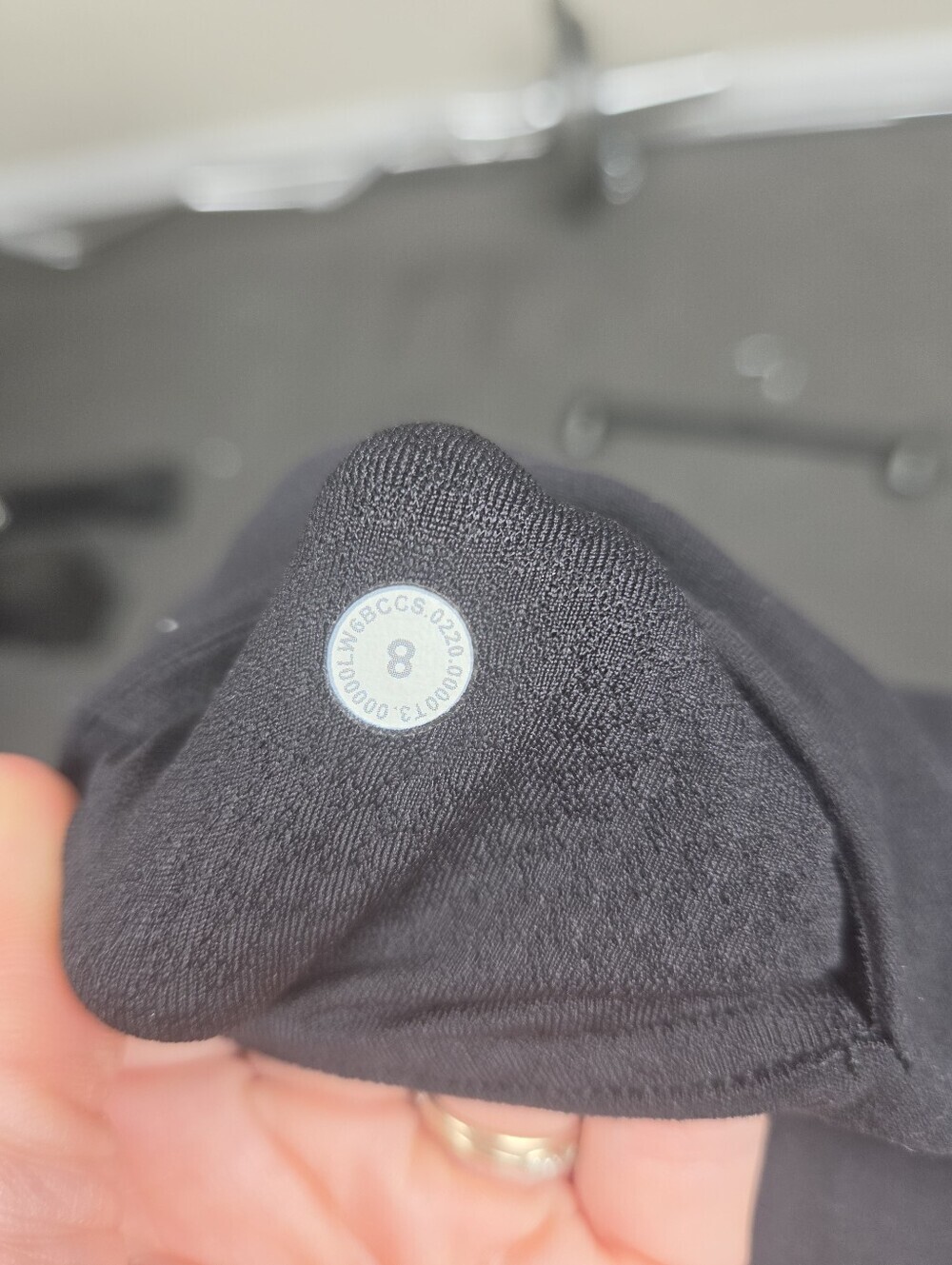 Lululemon Get Centred High Rise Crop 21" Womens 8 Black Leggings Athletic - Picture 9 of 9